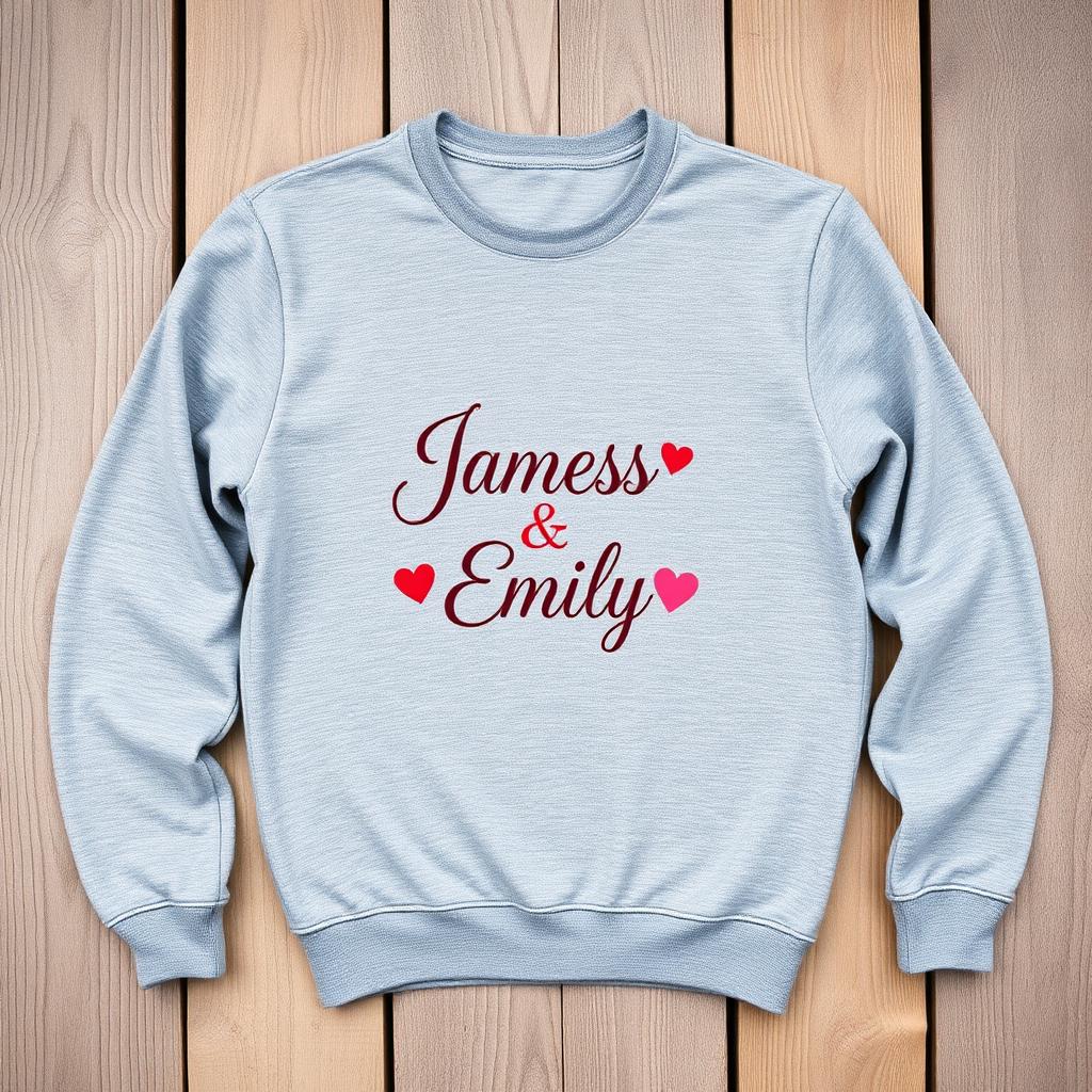 Valentine's Couples Sweatshirt - Grey