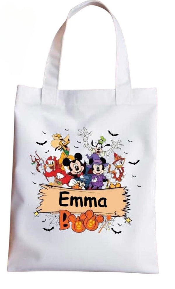 Trick or Treat Candy Bags, Halloween Characters and Designs - Custom Delight 90 LLC