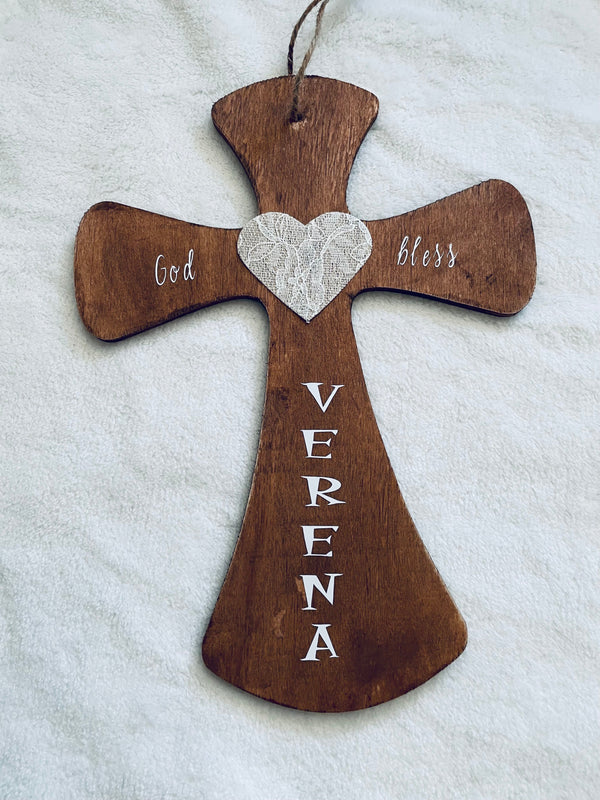 Personalized Cross - Yoyo home decor
